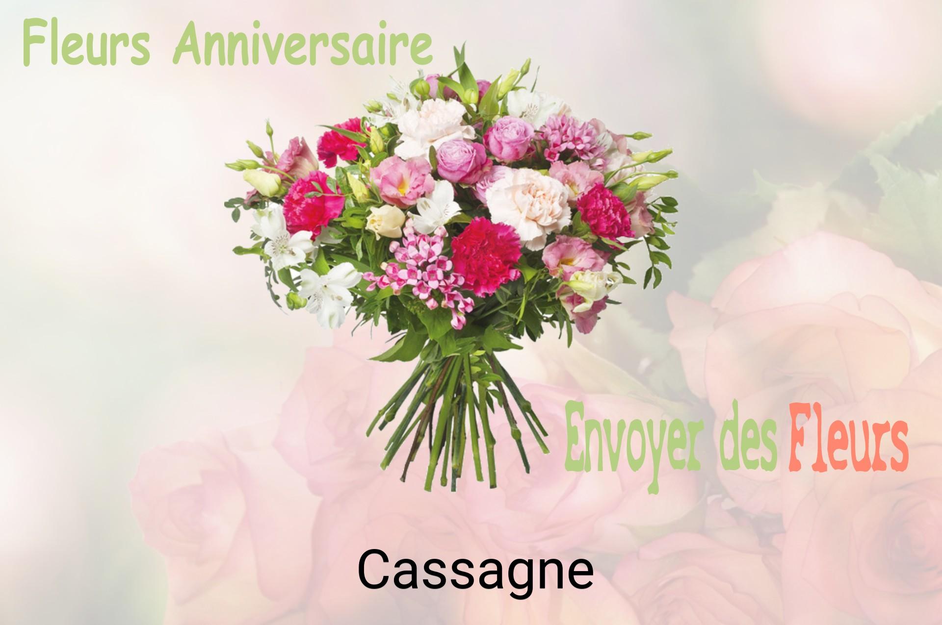 Bouquet de fleurs d’anniversaire livré à Cassagne